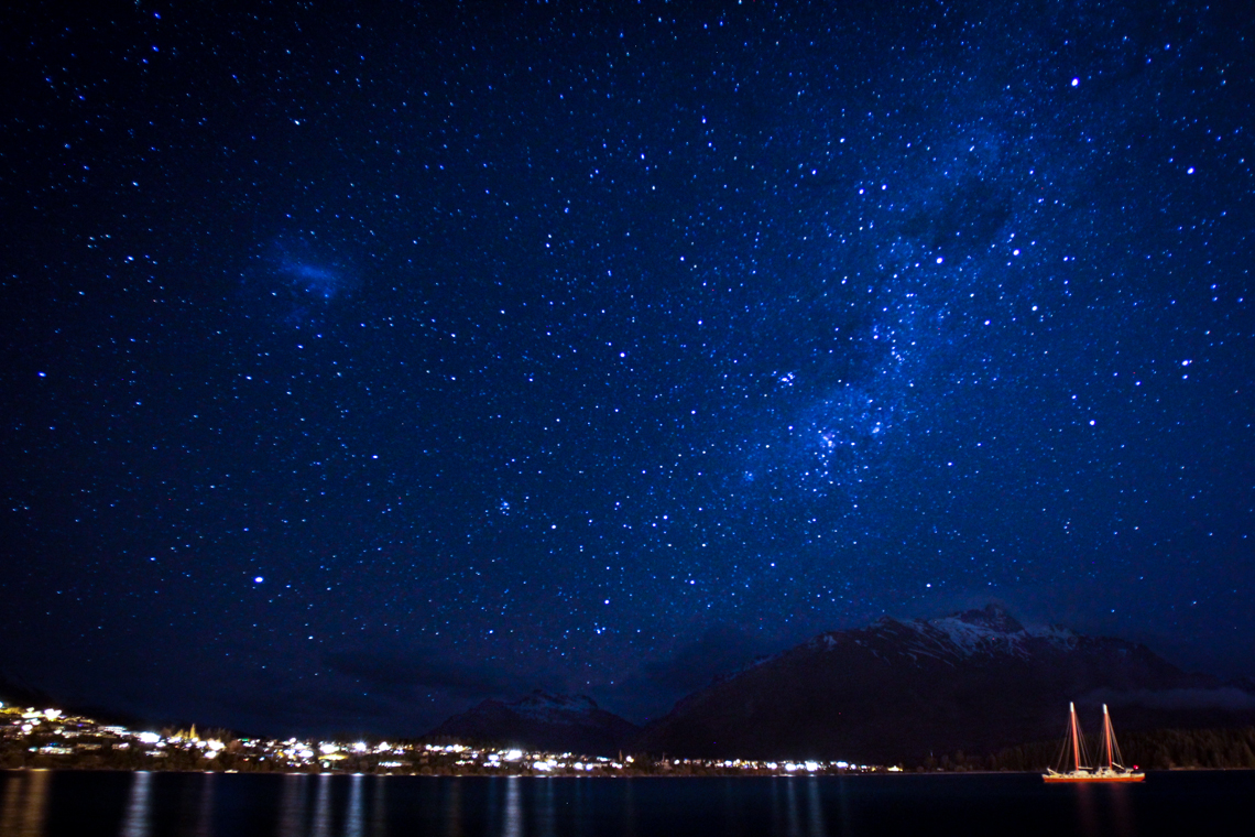 Starry night in Queenstown