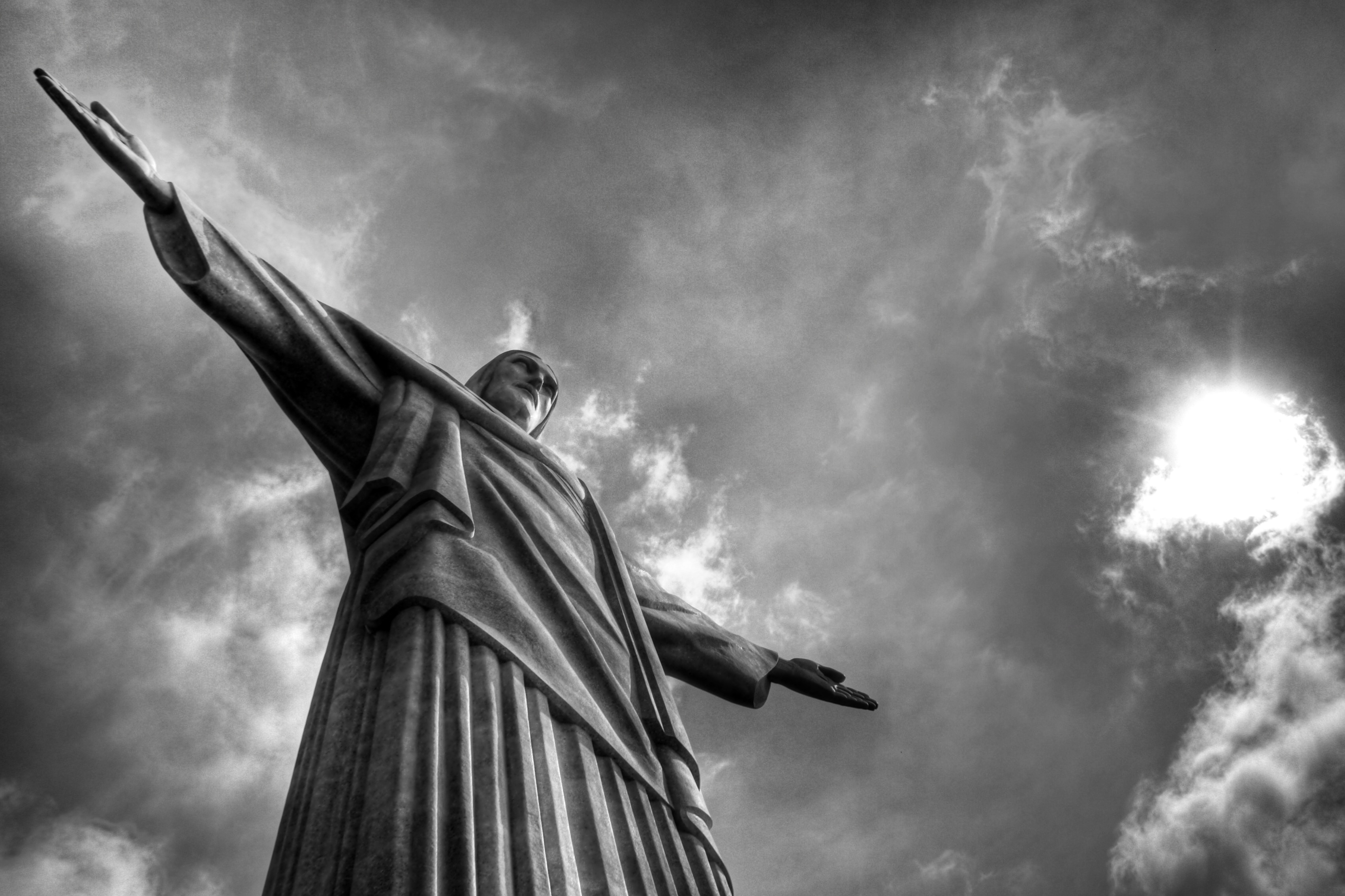 Christ The Redeemer B&W | DGA Photoshop